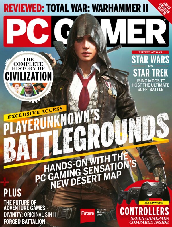 PC Gamer USA   Issue 299 Holiday 2017 cover